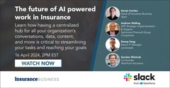 The future of AI powered work in Insurance